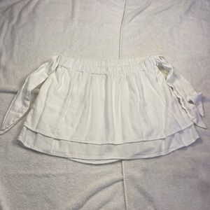 Splendid Cream Off-Shoulder Blouse